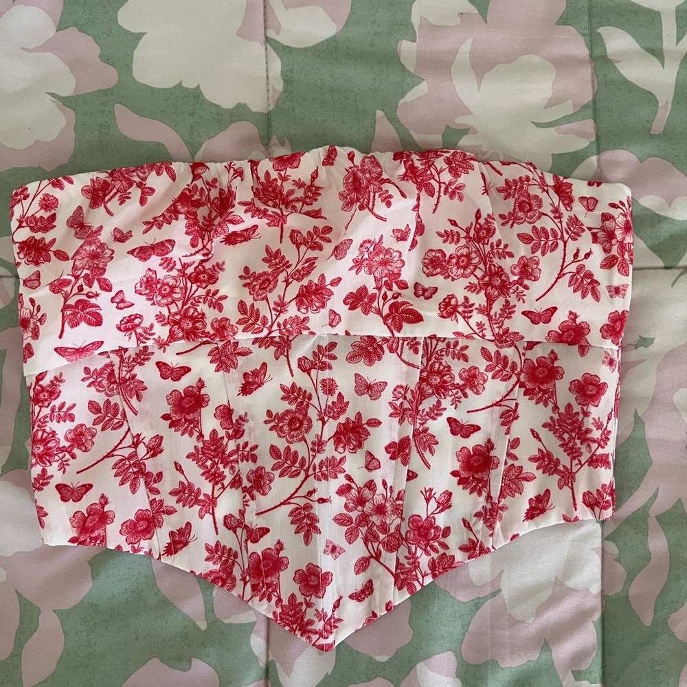Princess Polly Floral Bustier Top